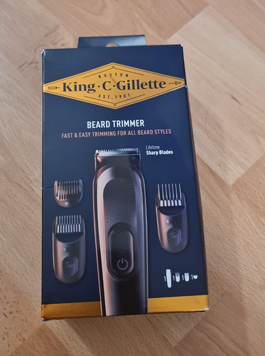King gillette beard trimmer - king, c.